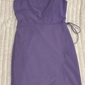 Blue Blush Purple Mini Dress